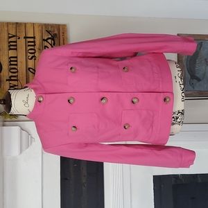 Talbots bubblegum pink jacket.